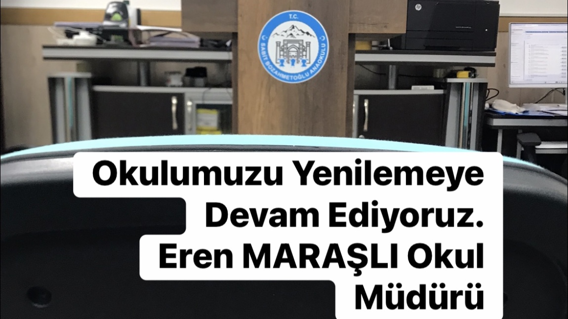 Okulumuza Toplantı Salonu Kazandırmak Nasip Oldu.Devletimiz Baki Olsun İnşallah…Eren MARAŞLI Okul Müdürü.
